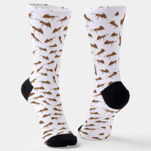 Süße Ameisen Muster Socken