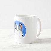 Süße American Curl Katze Kaffeetasse (VorderseiteRechts)