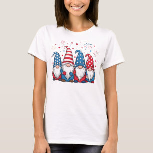Süße amerikanische Gnome Cartoon-68123 T-Shirt