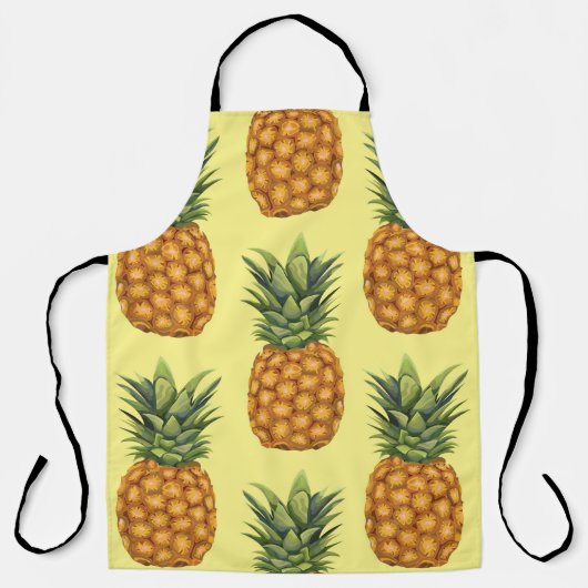 Süße Ananas abstraktes Illustrationsmuster Schürze (Vorderseite)