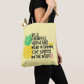 Süße Ananas Gelb Sei eine Ananas Tasche (Von Nahem)