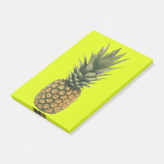 Süße Ananas Post-it Klebezettel (angewinkelt)