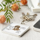 Süße Anatomie eines Cockapoo-Hundefreundes Geschen Schlüsselanhänger (Seite)