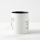Süße Anatomie eines Cockapoo-Hundefreundes Geschen Tasse (Zentrum)