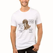 Süße Anatomie eines Cockapoo-Hundefreundes Geschen