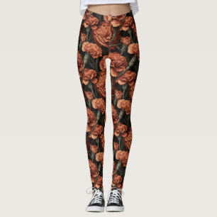 Süße Anemonen Ästhetik Crossfit Gold Leggings