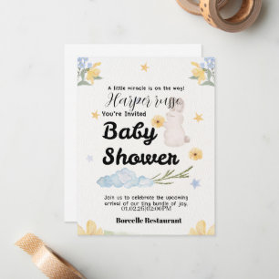 Süße Anfänge - Baby Shower Kollektion Mitteilungskarte