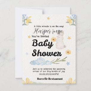 Süße Anfänge - Baby Shower Kollektion Mitteilungskarte