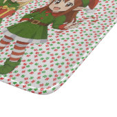 Süße Anime-Christ-Elfen Schneidebrett (Ecke)