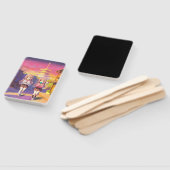 Süße Anime-Eiscreme-Mädchen Fächer (Non-assembled)
