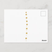 Süße Anime-Fee und Chibi-Drache | Hallo! Postkarte (Rückseite)