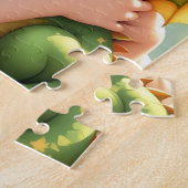 Süße Anime-Fee und Chibi-Drache  Puzzle (Seite)