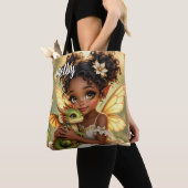 Süße Anime-Fee und Chibi-Drache Tasche (Von Nahem)