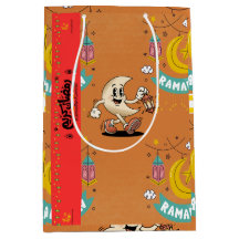 Süße Anime-Halbmond-Ramadan-Geschenktasche