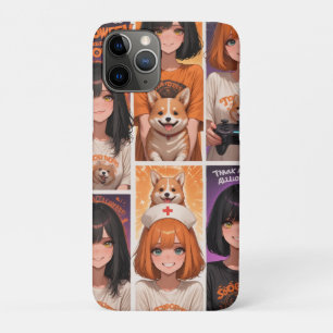 Süße Anime-Halloween-Collage-Kunst Gruselige Mäd Case-Mate iPhone Hülle