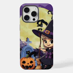 Süße Anime-Halloween-Hexe iPhone 15 Pro Max Hülle