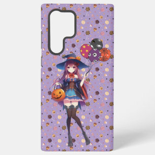 Süße Anime-Halloween-Hexe Samsung Galaxy Hülle