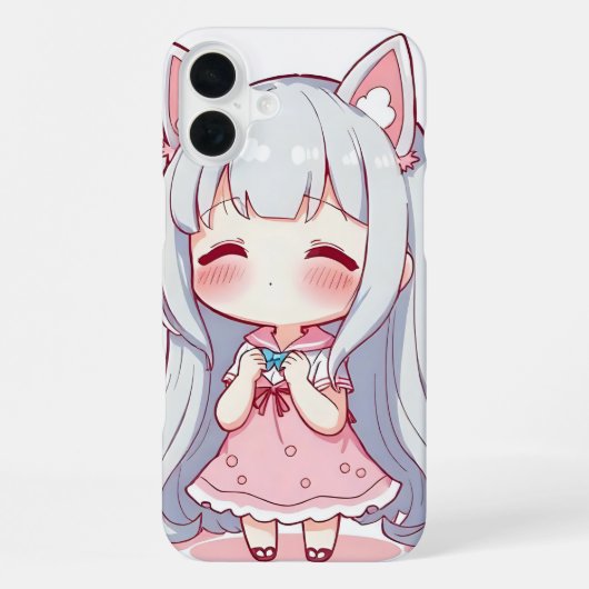 Süße Anime iPhone Hülle (Rückseite)