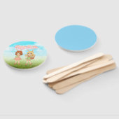 Süße Anime-Osterhasen-Mädchen Fächer (Non-assembled)