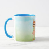 Süße Anime-Osterhasenmädchen Tasse (Links)