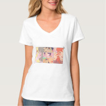 Süße Anime-Schönheits-Make-up-Illustration