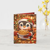 Süße Anime-Weihnachtskarte Karte (Gelbe Blume)