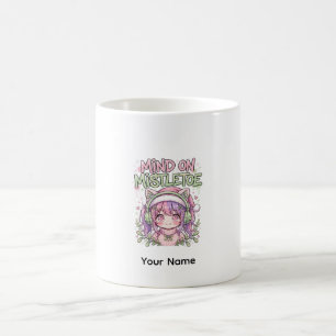 Süße Anime-Weihnachtstasse Mistelzweig-Geschenk Mä Kaffeetasse