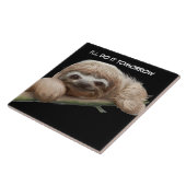 Süße animierte Faultier Fliese (Seite)