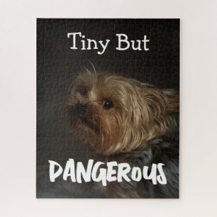 Süße anpassbare personalisierte Terrier-Hundemutte Puzzle