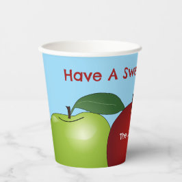 Süße Äpfel Pappbecher