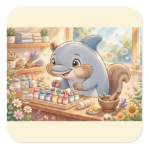 Süße Apotheke Delfin Eichhörnchen