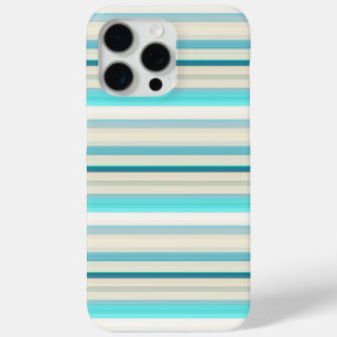 Süße aqua weiße Streifen Case-Mate iPhone Hülle
