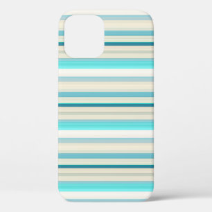 Süße aqua weiße Streifen Case-Mate iPhone Hülle
