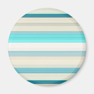 Süße aqua weiße Streifen Magnet