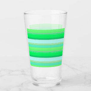 Süße aquagrüne Streifen Glas