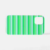 Süße aquagrüne Streifen iPhone Hülle (Rückseite (Horizontal))