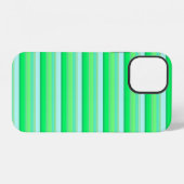 Süße aquagrüne Streifen iPhone Hülle (Rückseite (Horizontal))