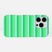 Süße aquagrüne Streifen iPhone Hülle (Rückseite (Horizontal))