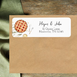 Süsse Aquarell Backen Rücksendeadresse