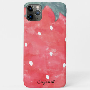 Süße Aquarell-Erdbeere Case-Mate iPhone Hülle