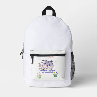 Süße Ästhetik Hamster-Rucksack Bedruckter Rucksack