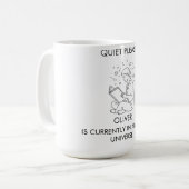 Süße ästhetische benutzerdefinierte Name Introvert Kaffeetasse (Vorderseite Links)