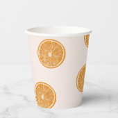 Süsse auf dem Weg Babydusche Pappbecher (Vorderseite)