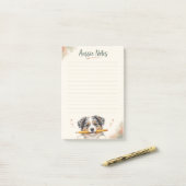 Süße Australian Shepherd Aussie Notizen (Auf Schreibtisch)