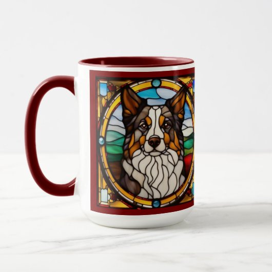 Süße Australian Shepherd Trinktasse Tasse (Links)