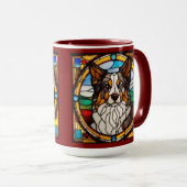 Süße Australian Shepherd Trinktasse Tasse (VorderseiteRechts)