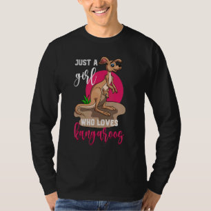 Süße australische Frauen, nur ein Mädchen, das Kän T-Shirt