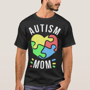 Süße Autismus-Mutter-Hearth-Puzzleteil für die För T-Shirt