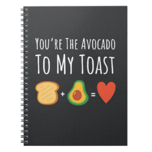 Süße Avocado-Geschenke für sie und ihn Notizblock