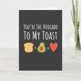 Süße Avocado Karten Früchte Vegan Vegetarisch